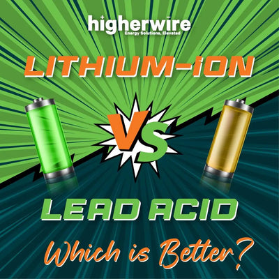 Comparing the benefits of Lithium-ion vs. Lead Acid batteries