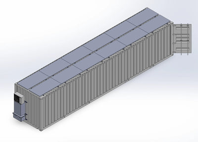 Complete Solar System for 40-Foot Shipping Container Higher Wire Inc.