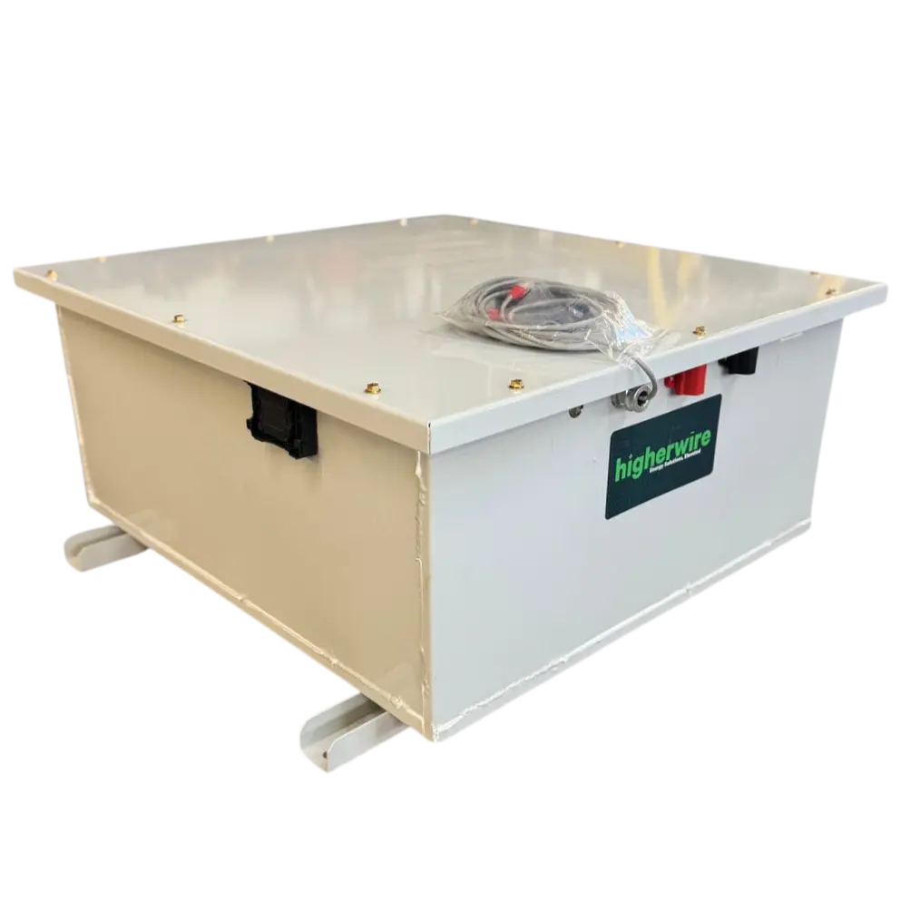 New Lithium Iron Phosphate DC Solar Trailer Battery Replacement Higher Wire
