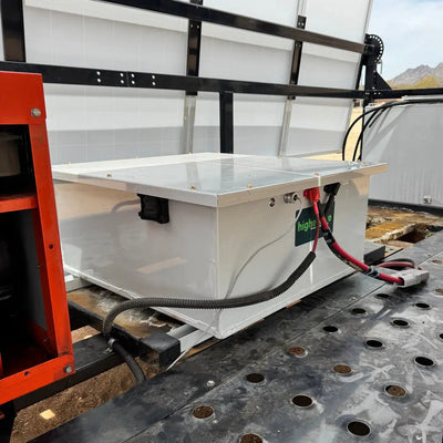 New Lithium Iron Phosphate Battery For DC Solar Trailer Higher Wire