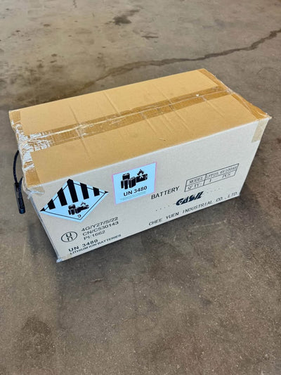 24 Volt LiFePO4 Battery, 100 Ah (2.56kWh)